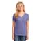 Port & Company® Brights Core Cotton V-Neck Ladies T-Shirt